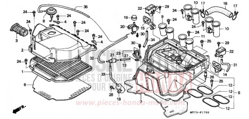 AIR CLEANER NR750N de 1992